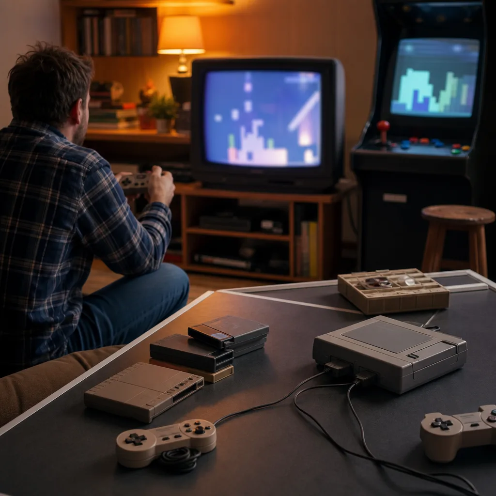 Multispelbord med biljardduk och tillbehör för flera spel i ett spelrum